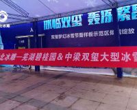 蕪湖碧桂園中梁雙璽冰雕節「賽北冰雕」