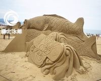 朱家尖南沙舟山沙雕節「賽北冰雕」