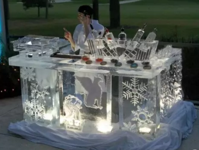 冰雕展臺 冰雕展臺